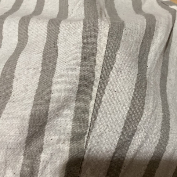 Striped Sleeveless Crop Top with Embroidered Design - Picture 9 of 15